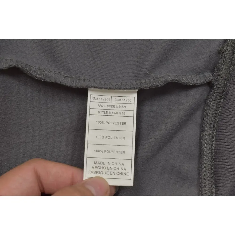Reebok NHL Center Ice Collection Gray Speedwick Hockey Hoodie Men's Size 3XL